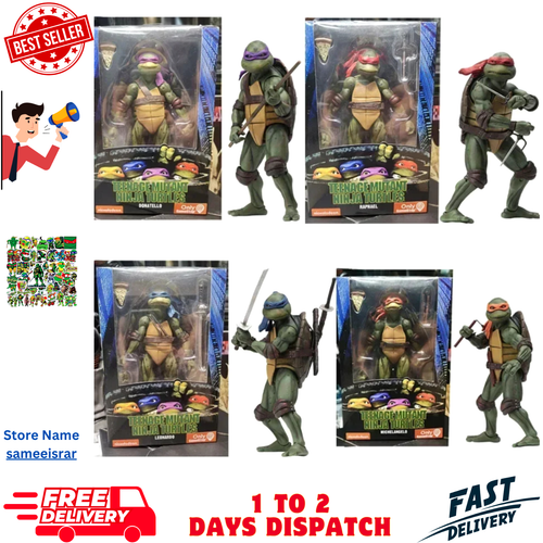 Teenage Mutant Ninja Turtles Leonardo Action Figure (4 PCS)
