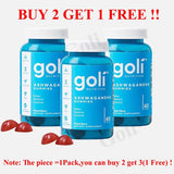 Goli Nutrition Ashwagandha Gummies, Mixed Berry Flavor, 60 Ct