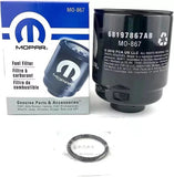 1X Fuel/water Separator Filter Mopar 68197867AB For 13-17 Dodge Ram 6.7l Diesel