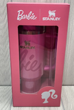 Stanley x Barbie Quencher Tumbler Pink Sparkle 40 oz With Lid & Straw - NEW