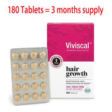 Viviscal Hair Growth Supplements For Women For Thicker, Fuller Hair 180 Tablet