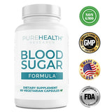 PureHealth Research Blood Sugar Formula For Healthy Blood Sugar Levels 60 capsules