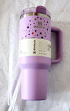 Stanley Purple w/ Stars Tumbler 40 oz