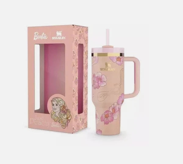 Barbie x Stanley Just Peachy 40 oz Peaches 'N Cream Tumbler
