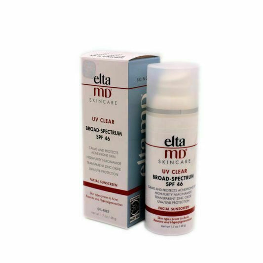 Elta MD UV Clear Broad Spectrum SPF 46 1.7 oz/48g New In Box